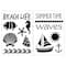Seaside Stencils, 7" x 10" Craft Smart®
